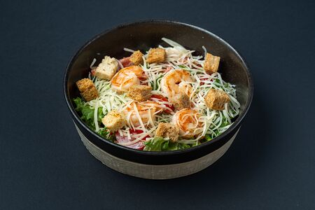 Салат Цезарь с креветкой