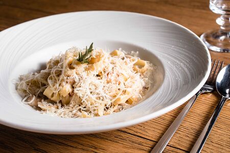 Паста Феттучине с грибами