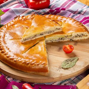 Пирог осетинский с мясом