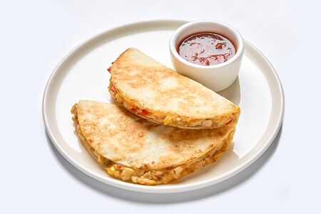 Кесадилья с курицей