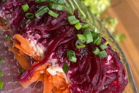 Салат Нежный с копченым сыром