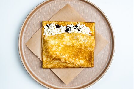 Творог с изюмом 