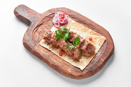 Люля-кебаб из свинины-говядины