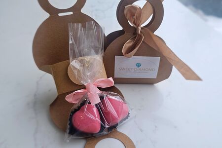 Бонбоньерка сумочка с конфетами