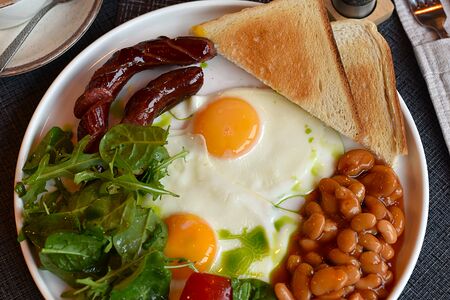 Завтрак с колбасками