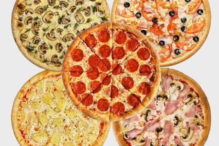 5 пицц средние