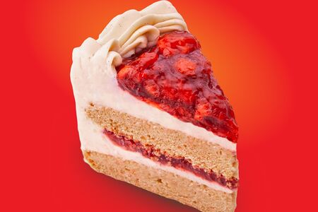 Клубничный торт веган