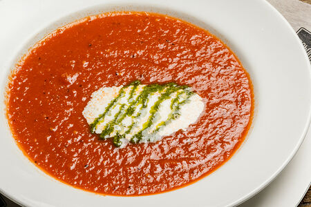 Копчёный томатный суп