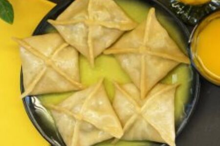 Манты из свинины и тыквы