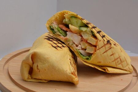 Тортилья с цыплёнком 