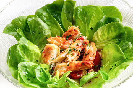 Салат с камчатским крабом