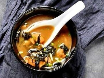 Суп Мисо с лососем