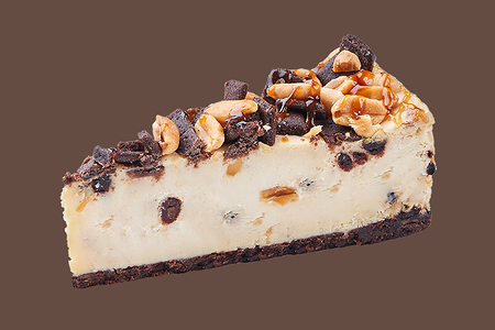 Чизкейк Карамельный с арахисом
