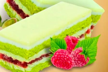 Пирожное Малина-фисташка