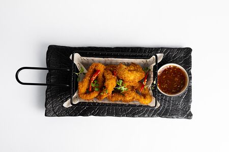 Острые кольца кальмара фри