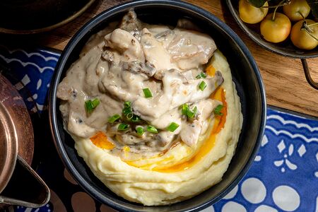 Гурули с белыми грибами