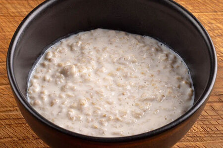 Овсяная на молоке или на воде