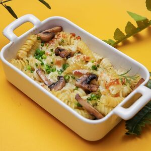 Макарошки с грибами