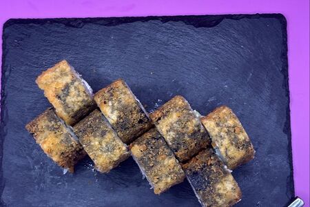 Калифорния темпура с окунем