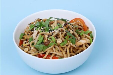 Лапша с морепродуктами