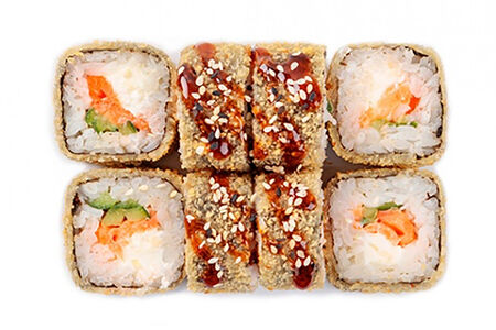 Лосось в темпуре