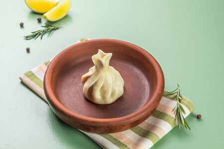 Хинкали с грибами и трюфелем