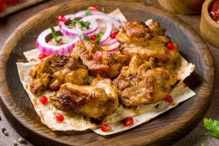 Шашлык из бедра курицы