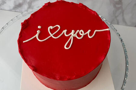 Бенто-торт Сметанник с клубникой