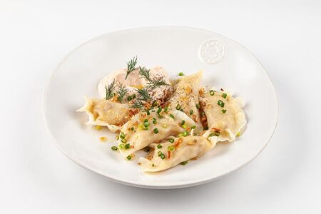 Вареники с картофелем из печи