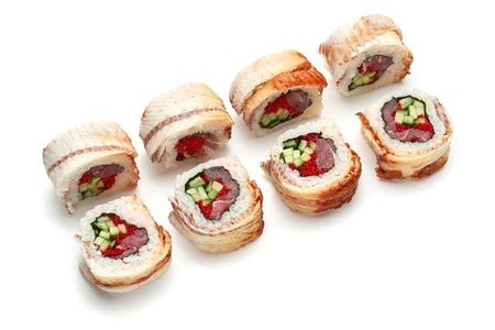 Окане с угрем и тунцом