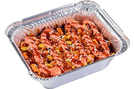 Рисовая лазанья с лососем