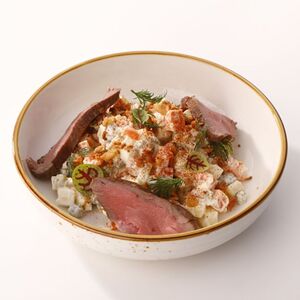 Оливье с ростбифом