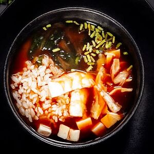 Мисо-суп с креветками