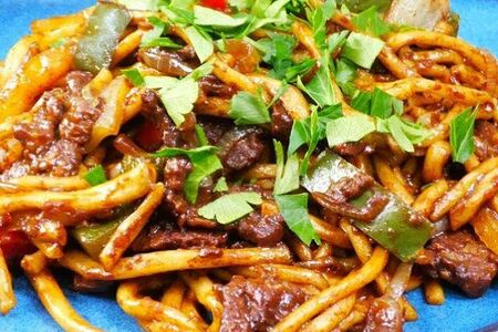 Жареный лагман