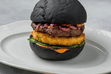 Бургер с мраморной говядиной