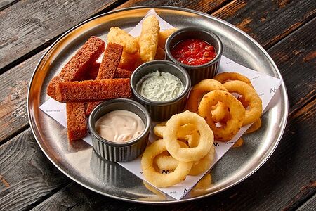 Большая тарелка к пиву