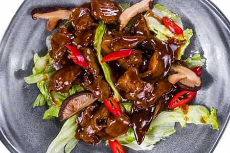 Баранина в остром соусе