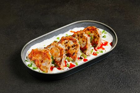 Гедзе с лососем 