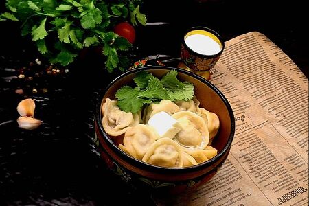 Пельмени свино-говяжие