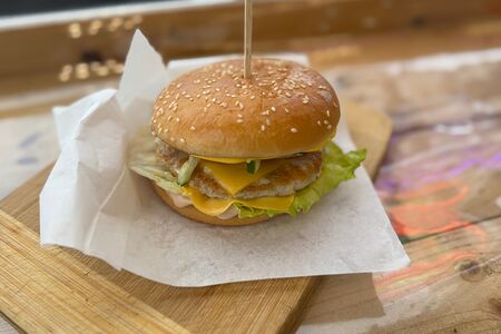 Бургер Три сыра