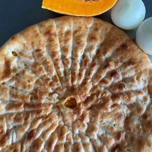 Пирог с тыквой средний