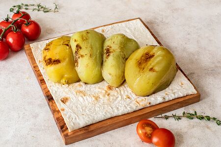 Перец на гриле