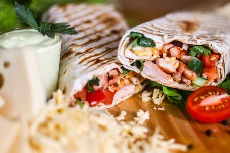 Шаурма с сыром