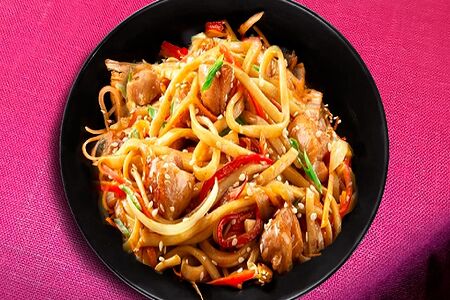 Курица со сладким соусом чили