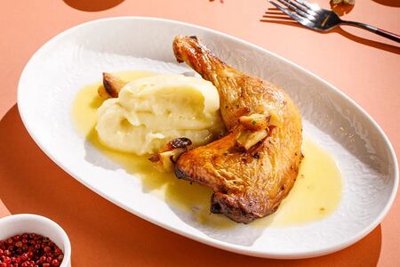 Цыпленок с чесноком 