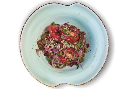 Грузинский салат с печенью