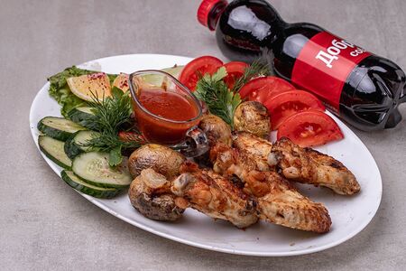 Комбо №1 Куриные крылышки и Добрый Кола