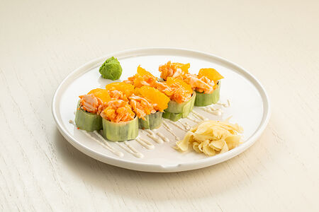 Ролл без риса с крабом