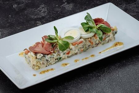 Мясной салат А-ля Рус