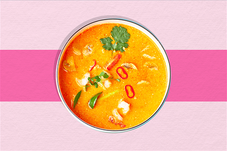 Том ям с креветками